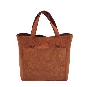 Madewell Brown Suede Zip-Top Transport Crossbody Bag